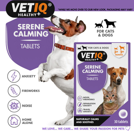 Vetiq Serene Calming Tablets nyugtató kutyáknak, macskáknak