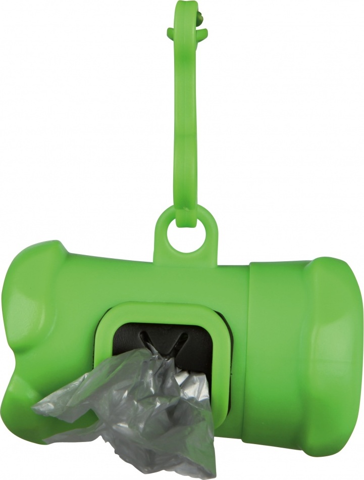 Trixie geanta in forma de haltera pentru pungi igienice (+15 pungi) - zoom