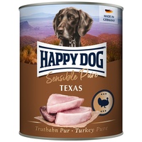 Happy Dog Pur Texas - Tiszta pulykahúsos konzerv  | Egyetlen fehérjeforrás