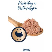 Happy Dog Pur Texas - Tiszta pulykahúsos konzerv  | Egyetlen fehérjeforrás #6