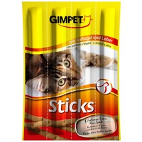 GimCat Sticks baromfis és májas rudak cicáknak