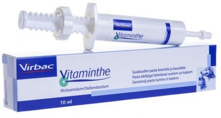 Virbac Vitaminthe féreghajtó paszta szardella ízesítéssel