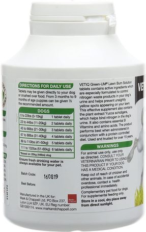 Vetiq Green-UM tabletta a zöld pázsitért