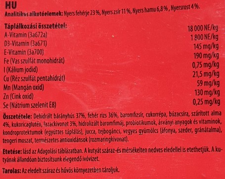 CD Lamb & Rice Small & Medium érzékeny emésztésű, allergiára hajlamos kistestű kutyáknak