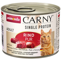 Animonda Carny Single Protein conservă de carne de vită pură pentru pisici