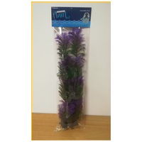 Plantă artificială de acvariu cu frunze mov cu tulpini subțiri