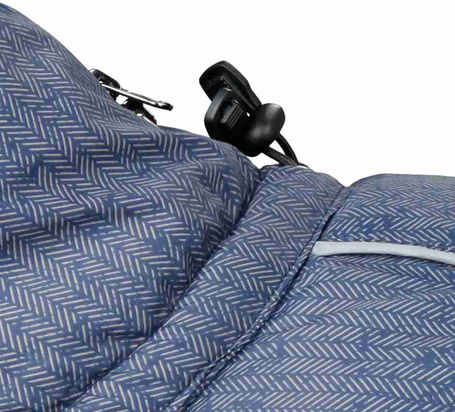 Trixie Prime vízálló teflon bevonatú kutyakabát kék színben