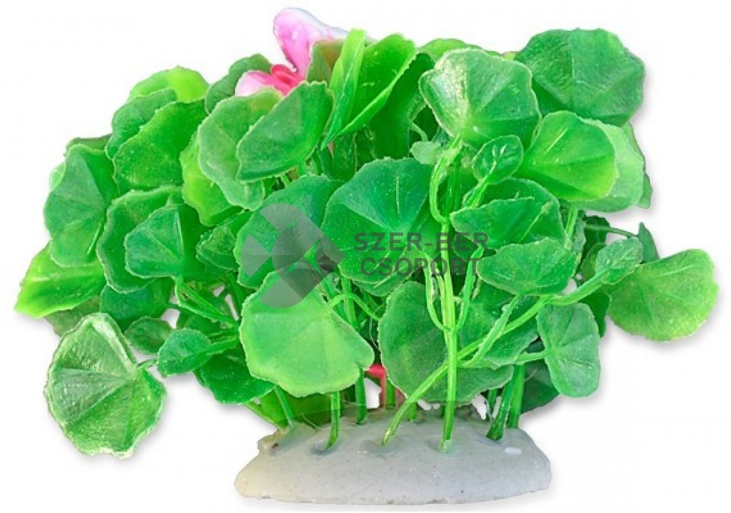 Happet - Plantă de acvariu artificială cu frunze în formă de rinichi și fluture