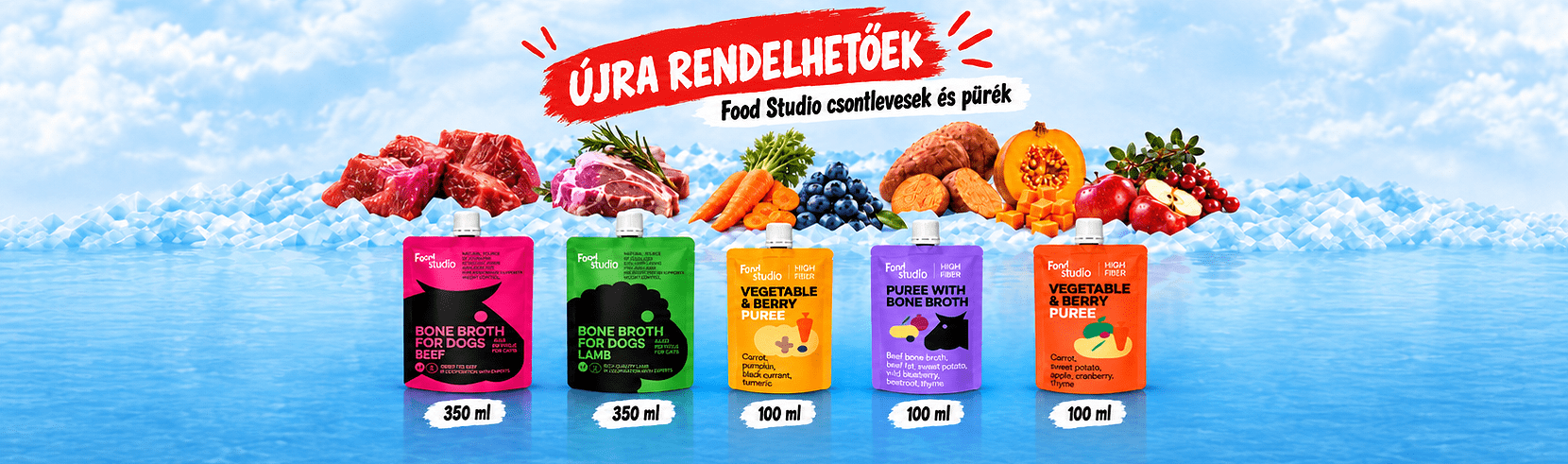 Food Studio 350 ml-es csontlevesek