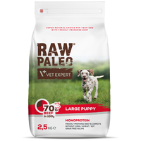 Raw Paleo Puppy Large Monoprotein Fresh Beef