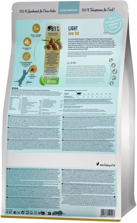 Happy Cat Sensitive Adult Light | Diétás macskatáp Németországból