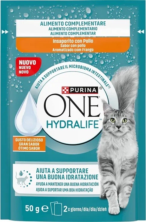 Purina ONE Hydralife Chicken snack lichid pentru pisici - zoom