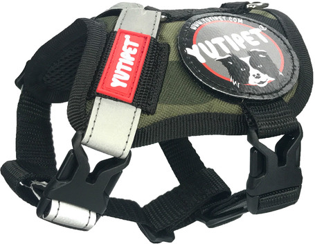 Yutipet RnD párnázott biztonsági kutyahám (Terepszínű)