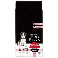 Pro Plan Medium Puppy Sensitive Skin Optiderma Salmon & Rice