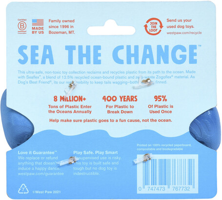 West Paw Seaflex Drifty - Csontot imitáló rágóka