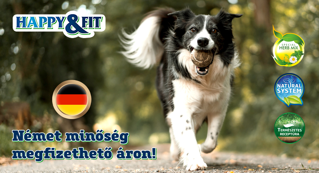 Happy&Fit német kutyatápok
