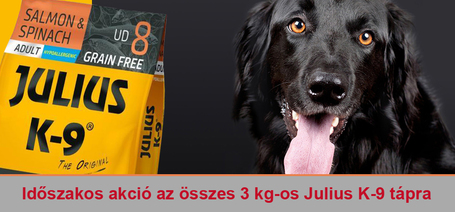 Most kóstoltasd meg kutyusoddal a Julius-K9 kutyatápot - Akció