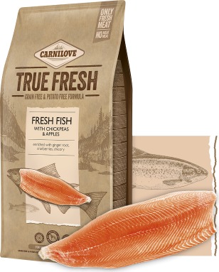 Carnilove True Fresh Dog Adult Fish with Chickpeas and Apples