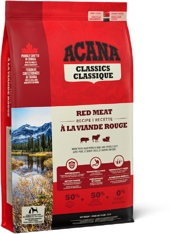 Acana Classic Red kutyatáp három minőségi vöröshúsból