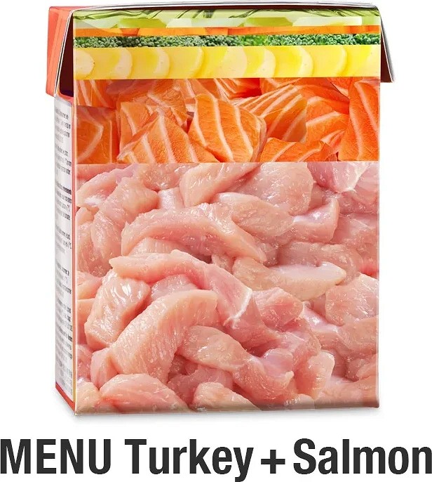 Platinum Menu Curcan + Somon hrană umedă câini - zoom