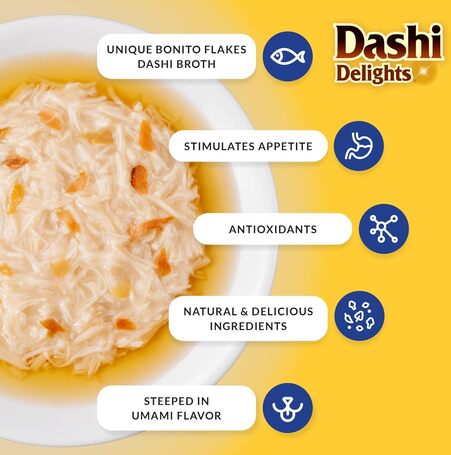 Inaba Cat Dashi Delights Chicken with Tuna & Salmon