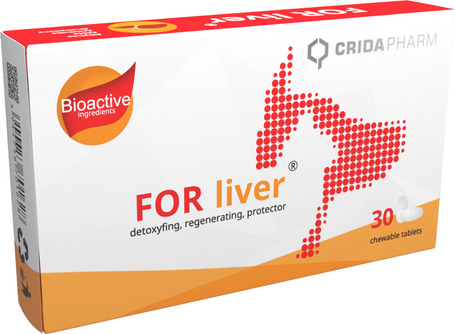 Crida Pharm FOR liver májvédő rágótabletta