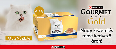 Gourmet Gold Mousse - Pástétom macskáknak - Multipack