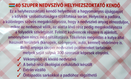 AssorbiPiu aktívszenes szagmegkötő kutyapelenka