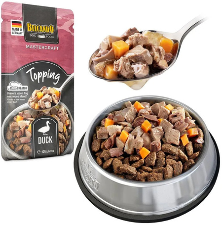 Belcando Mastercraft feltét friss kacsahússal és édesburgonyával