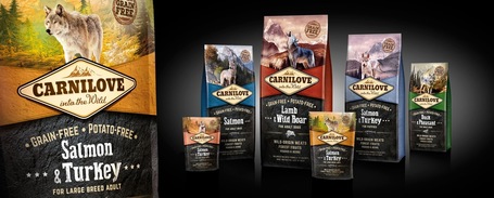 CarniLove Adult Large Salmon & Turkey eledel nagytestű kutyáknak
