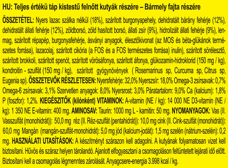 Ambrosia Dog Adult Grain Free Lamb & Fresh Salmon