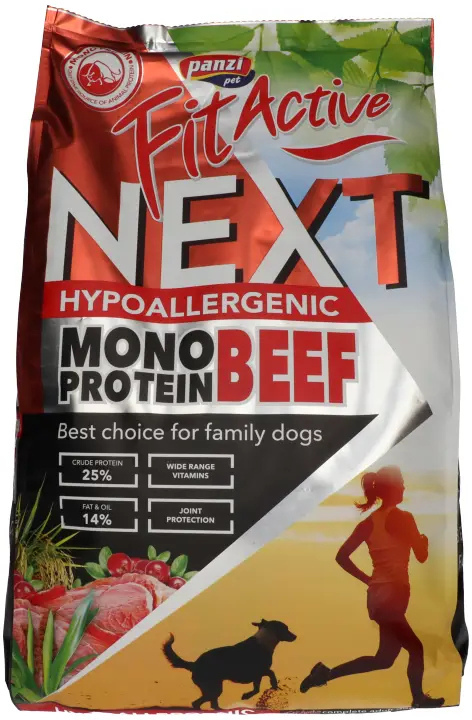 FitActive Next Hypoallergenic Mono Protein Beef hrană câini - zoom