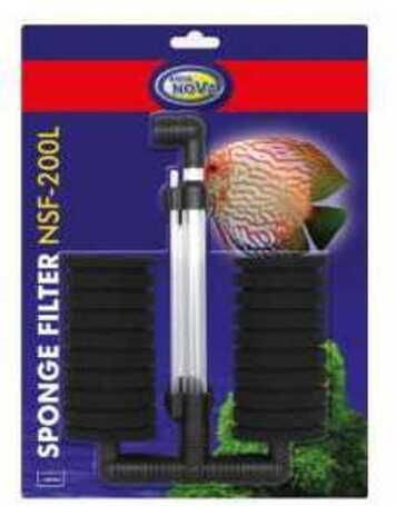 Aqua Nova tapadókorongos akváriumi dupla szivacsszűrő