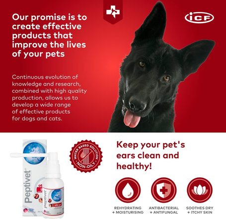 Peptivet Oto eudermális fülészeti gél