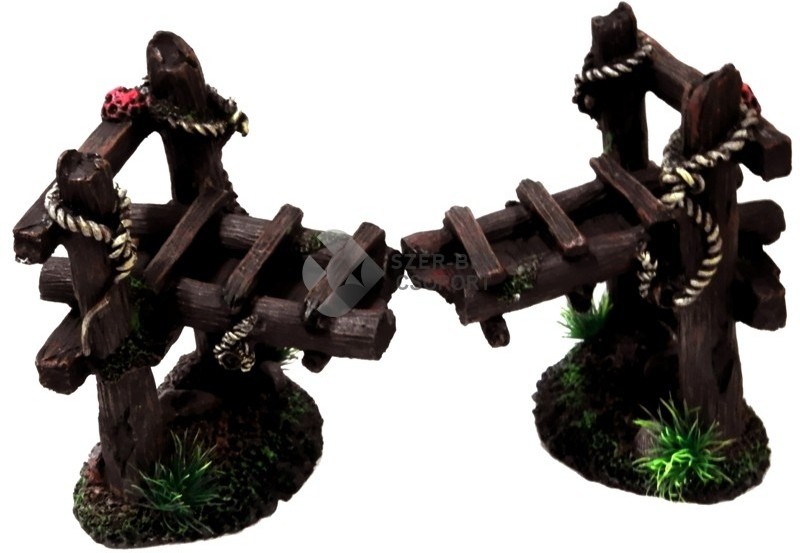 Beszakadt roncs híd - Látványos akvárium dekor