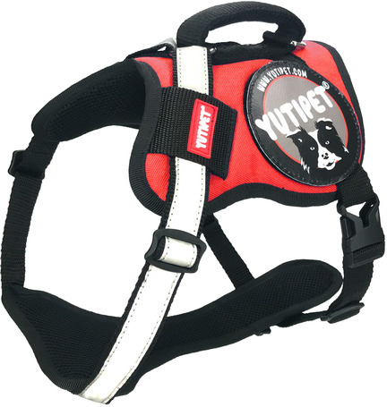 Yutipet RnD párnázott biztonsági kutyahám (Piros)