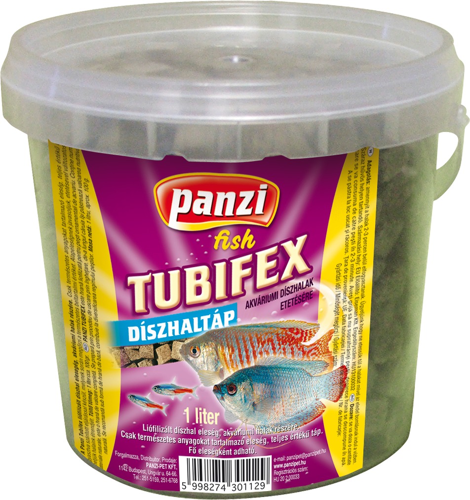 Panzi tubifex hrană pentru pești - zoom