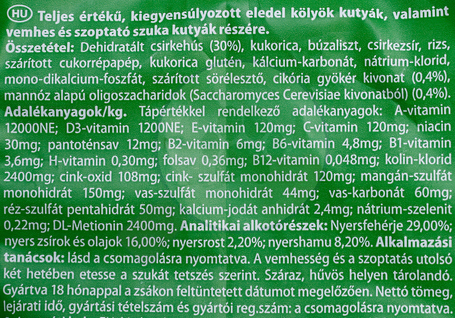 Ecopet Natural Puppy Maxi | Nagytestű kölykökkutyáknak ajánlott táp