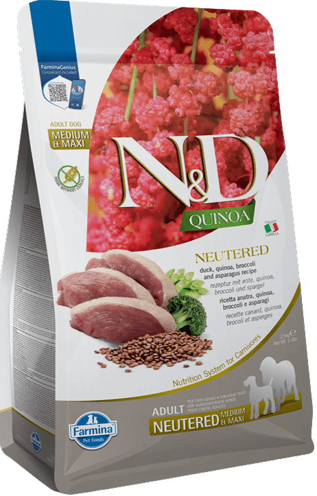 N&D Dog Quinoa Neutered Adult Medium & Maxi