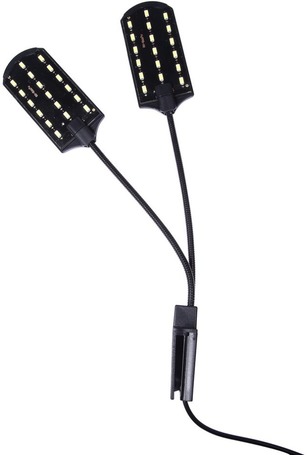 X7 LED fehér fényű kecses iker világítótestek akváriumokhoz