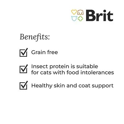 Brit Care Cat Snack Superfruits Insect pentru pisici - zoom
