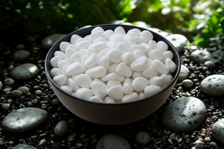 Fehér gyöngykavics