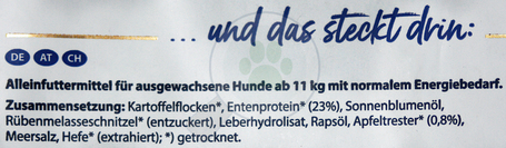 Happy Dog Sensible France | Gourmet kacsahúsos kutyatáp érzékeny emésztésű kutyáknak
