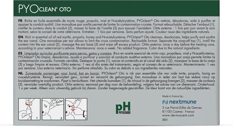 Dermoscent PYOclean Oto kutyáknak, macskáknak és nyulaknak