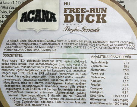 Acana Free-Run Duck