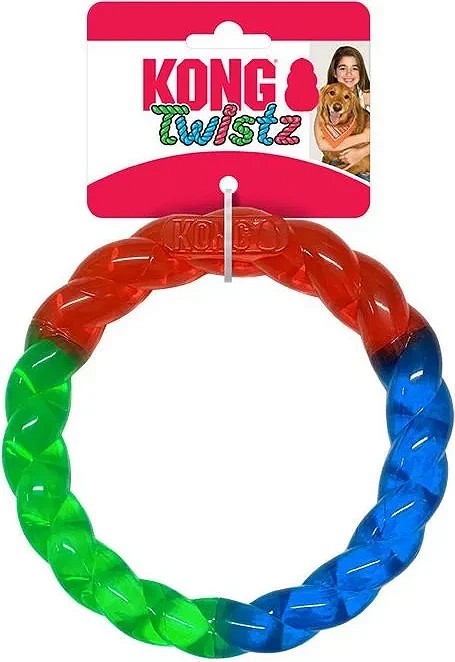 KONG Twistz inel de joacă pentru câini de talie mică