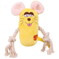 Trixie sípoló színes plüss állatfigura rágókötéllel kutyáknak #4