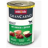 Animonda GranCarno Adult conservă cu vită, cerb și măr