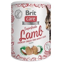 Brit Care Cat Snack Superfruits Lamb pentru pisici