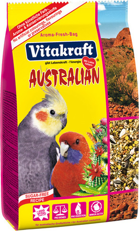 Vitakraft Australian eledel nimfának és rozellapapagájnak